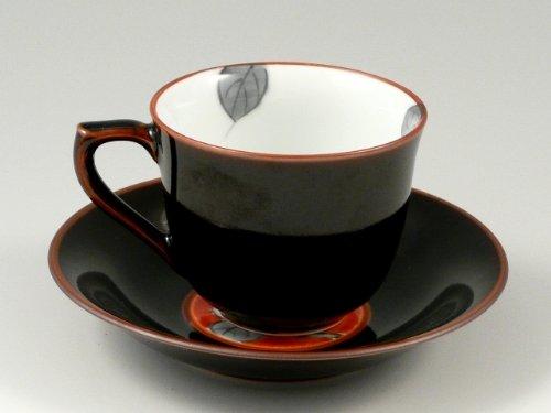 Arita ware Senemon kiln Hanae Maki Pair šálek a podšálek na kávu 19615