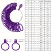 Ring Sizer 27pcs Finger Size Gauge Jewelry Measuring Tool Set Rings Making Tools Of US Size 1-13 With Half Size And UK Size A-Z