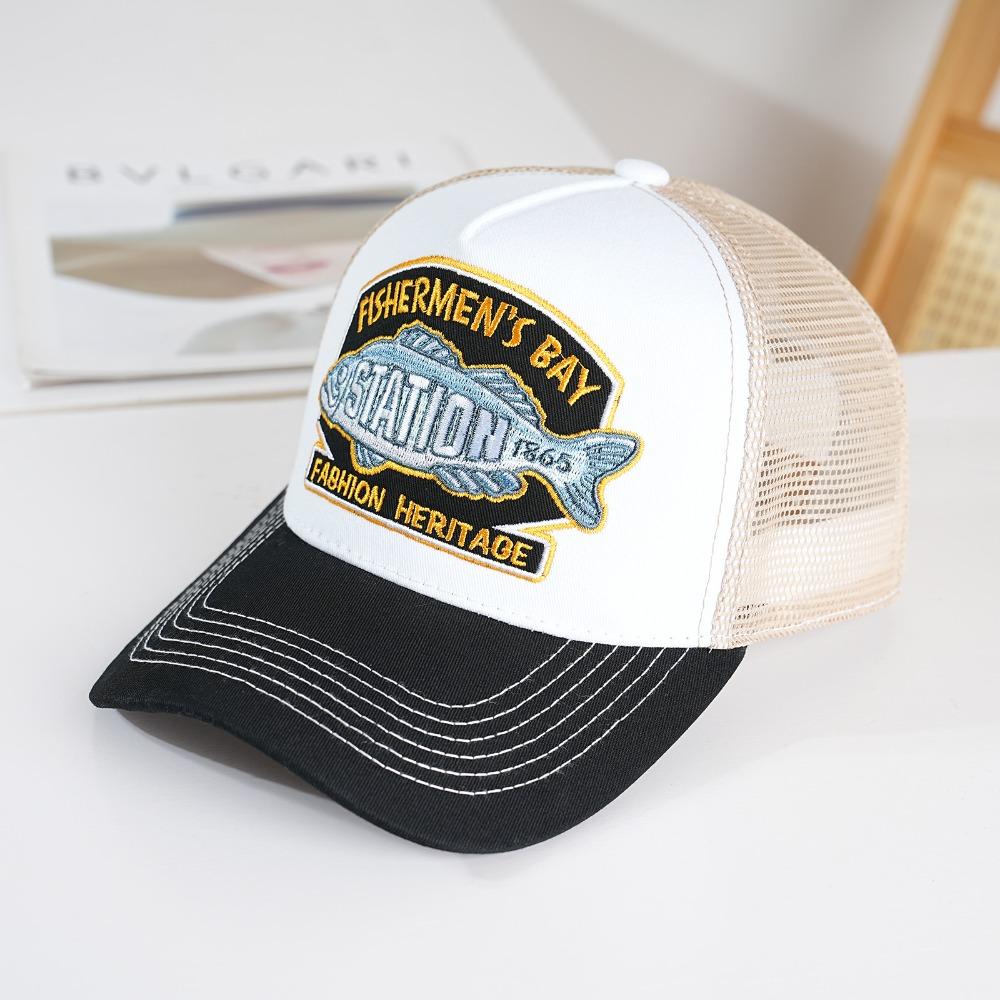 Breathable Fishing Cap Baseball Cap Sports Snapback Hat Summer Trucker Hat Camping Hiking