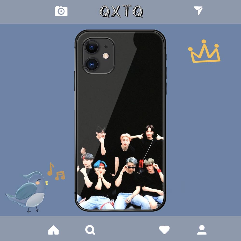 Kpop Moda Erkek Grubu Saçakları Tans Kılıfı iPhone Samsung Galaxy Redmi Note S 17 16 15 14 13 20 24 25 54 Pro Max Ultra Fe Temperli Cam Kapak
