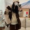 Women's Loose Retro Patchwork Jacket Jacket
