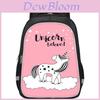 Large Unicorn Backpack Spacious Lightweight School Bag For Kids Unisex Oxford Cloth