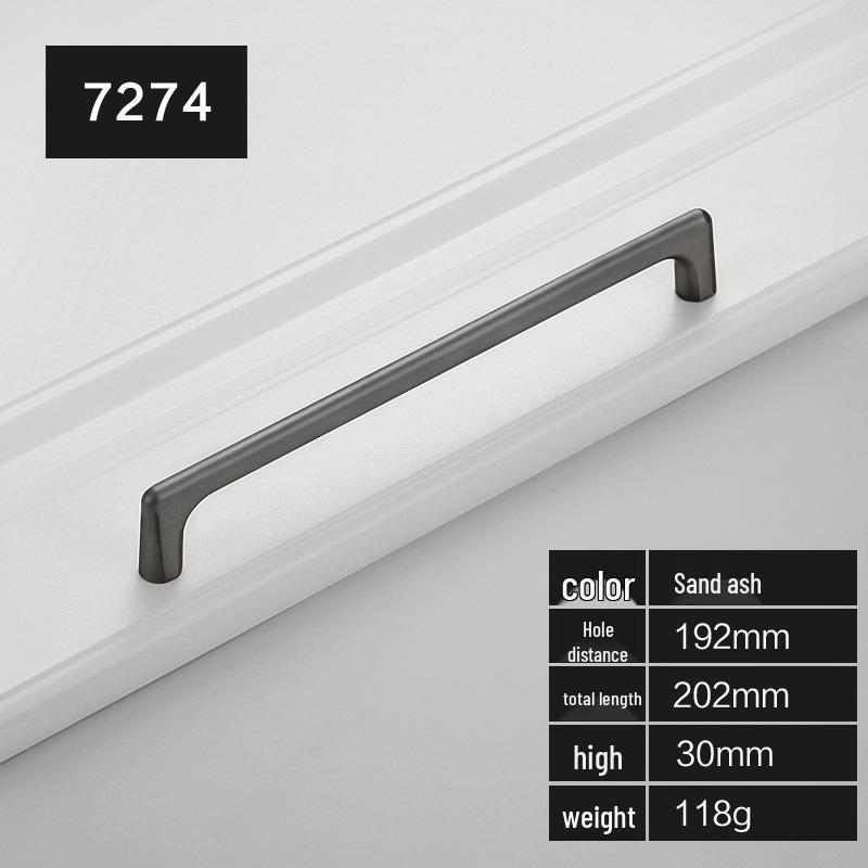 Modern Gold and Black Zinc Alloy Cabinet and Wardrobe Door Handles
