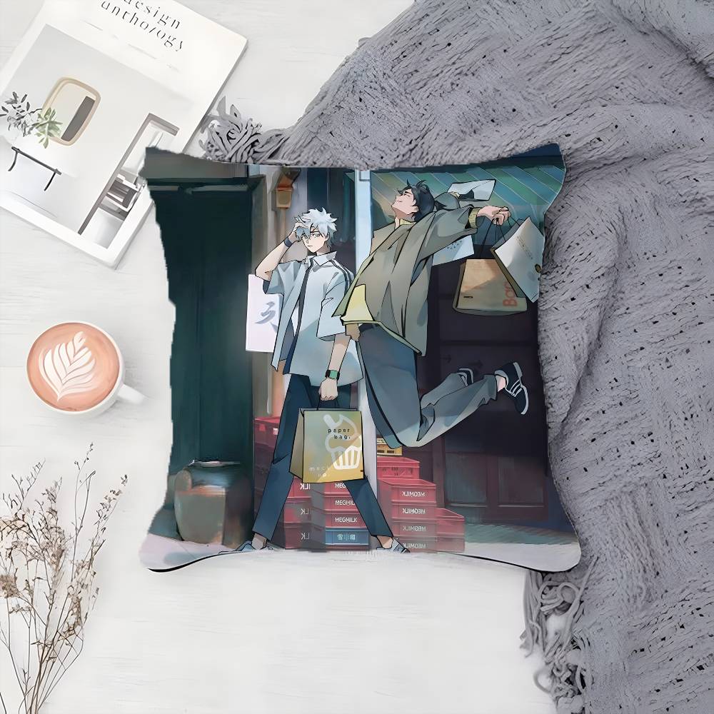 Cartoon L-Link Click-MT Anime Pillow Case Printing Pillowcase Living Room Sofa Cushion Cover Bedroom Room Decor