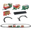 Christmas Realistic Electric Train Set Easy To Assemble Safe For Kids Gift Party Home Xmas Tree Decoration Kid Friendly Entertaining Fun Play