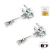 BDP1282-1 2 Pieces Front Door Hinge Stop Check Strap Limiter for Fiat Idea Lancia Musa 350 2004-2012 51795854