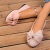 Plus Size Lightweight Women's Driving Shoes - 2026 Spring/Autumn Bow Flats