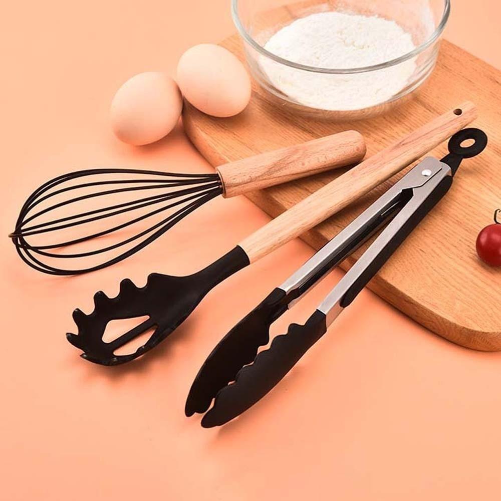 12pcs Heat-Resistant 12-piece Set Kitchen Utensils Multi-functional Save Space Silicone Kitchenware Set Eco-Friendly