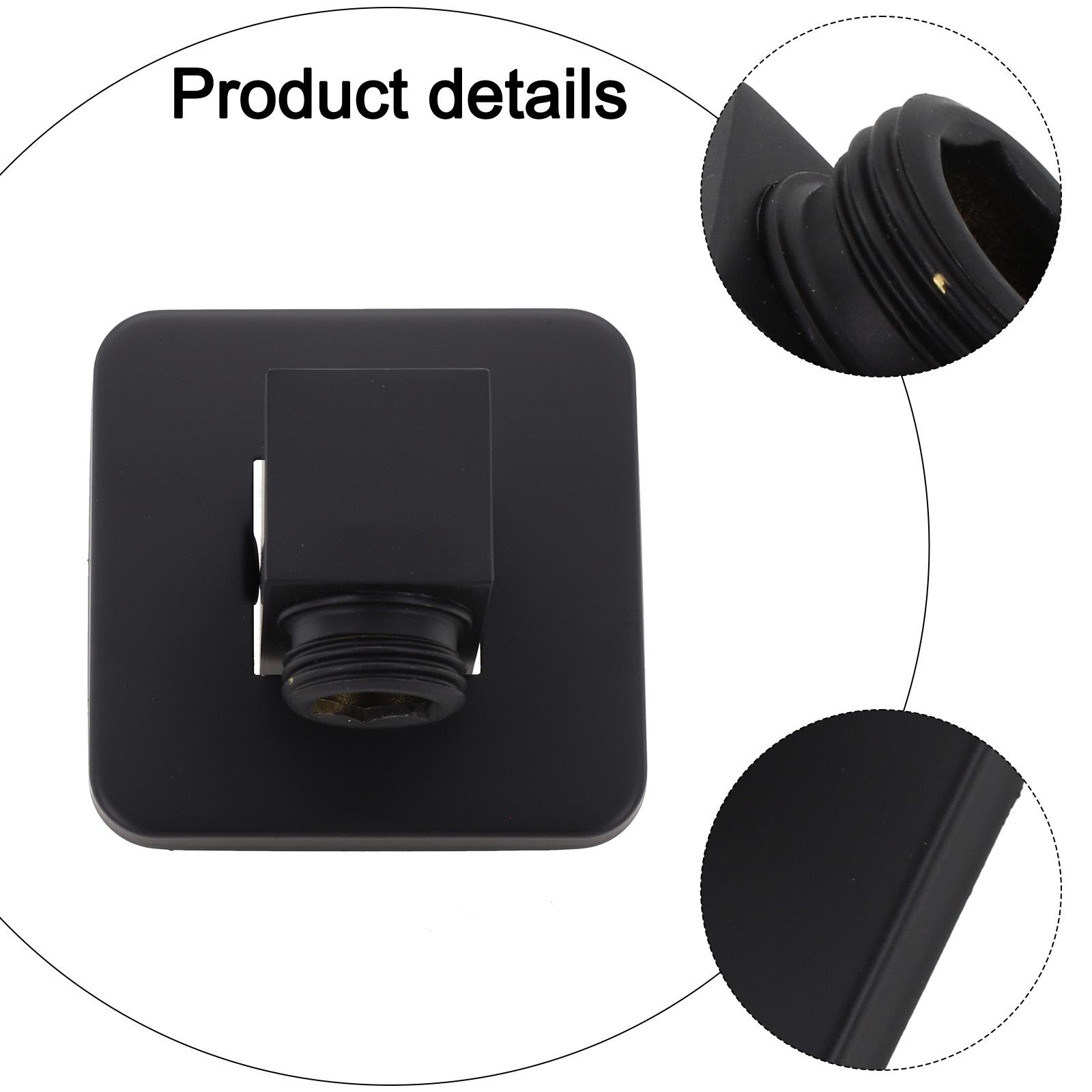 

Sleek Black Finish on this Brass Shower Hose Connection Elbow Makes it an Addition to Any Modern Bathroom Setup China Mainland
