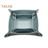 Multifunctional Storage Tray Foldable Design Solid Color Coaster Coffee Cups Mat Decorative Jewelry Storage Organizer