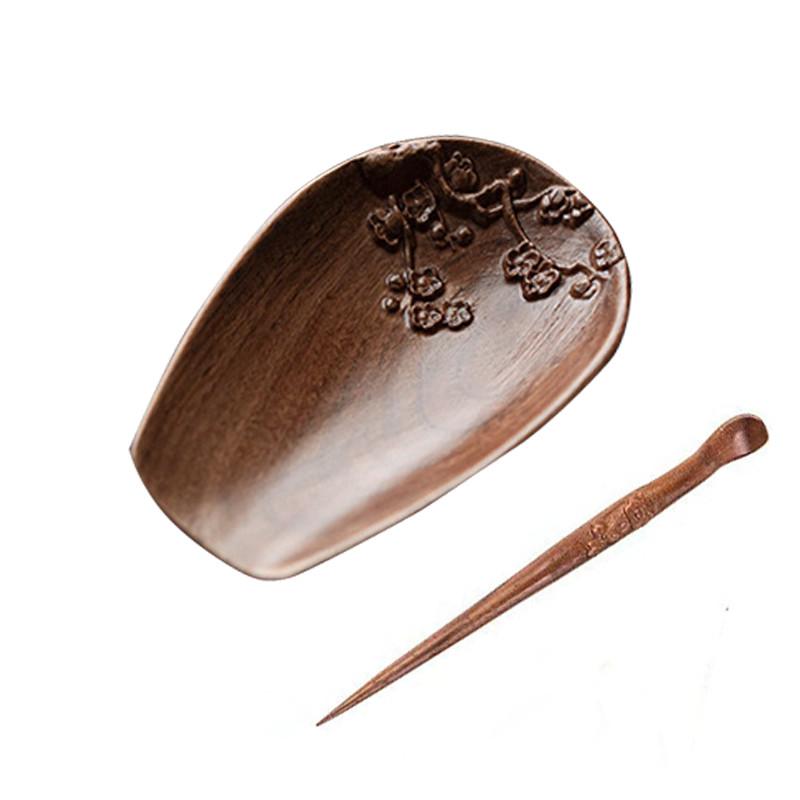 

Walnut Zen tea handmade relief plum blossom appreciation tea awakening tea teaspoon kung fu tea set tea ceremony accessories