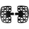 Foot Pegs/Fit For Low Rider S ST 114 Street Bob 114 FXBB 107 Nightster 975 S Deluxe FLDE Front Rider Footrests Foot Rest Foot Pegs Pedal(Black)