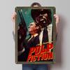 Pulp Fiction Kovové cedule Filmový plakát Nástěnné umění Nástěnná malba Vlastní plechový cedule pro nástěnnou dekoraci Dekorace do pokoje Kavárny Domu