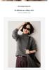 Women's Cashmere Cable Knit Sweater, Half-High Neck, Korean Style, Autumn/Winter 2024 Fashion