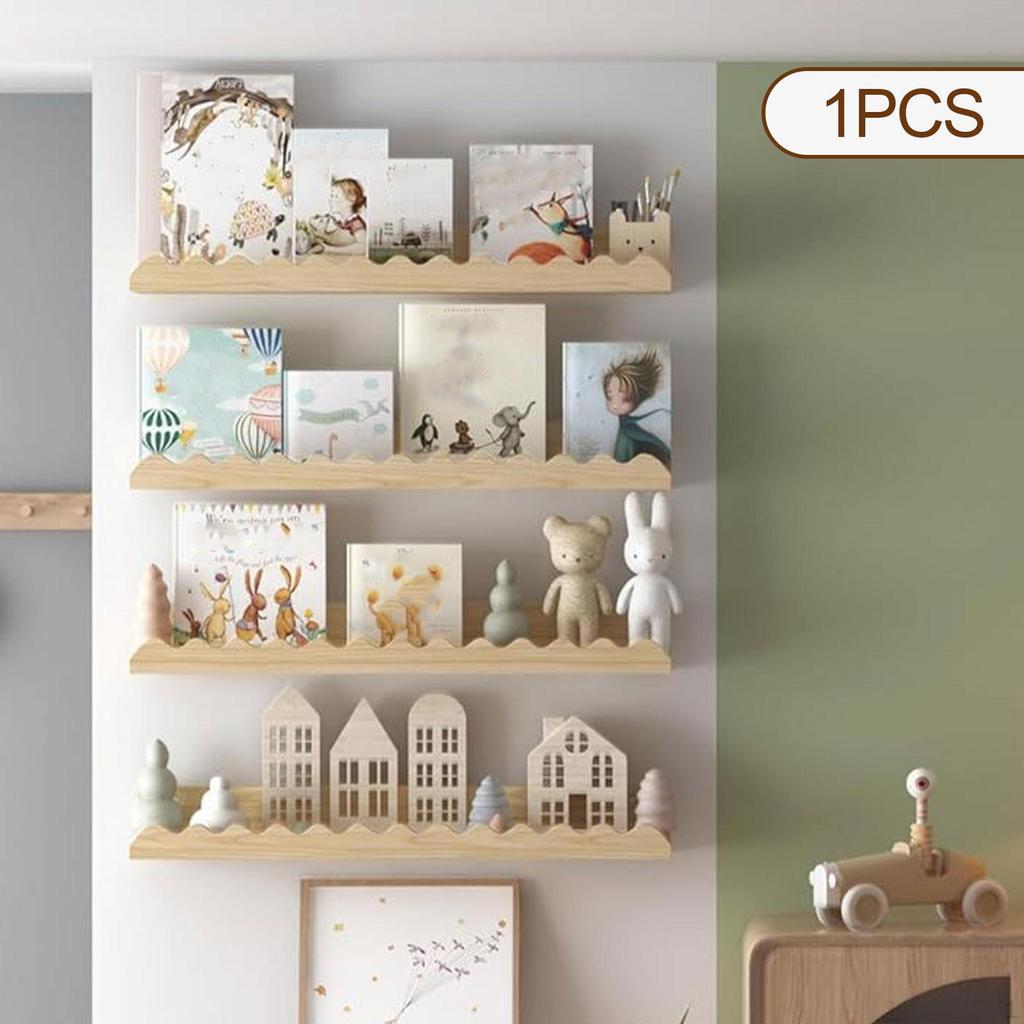 Floating Shelf Made of , Bracket, Bookshelf, Space Saving, Organizer, Display Holder for Farmhouse