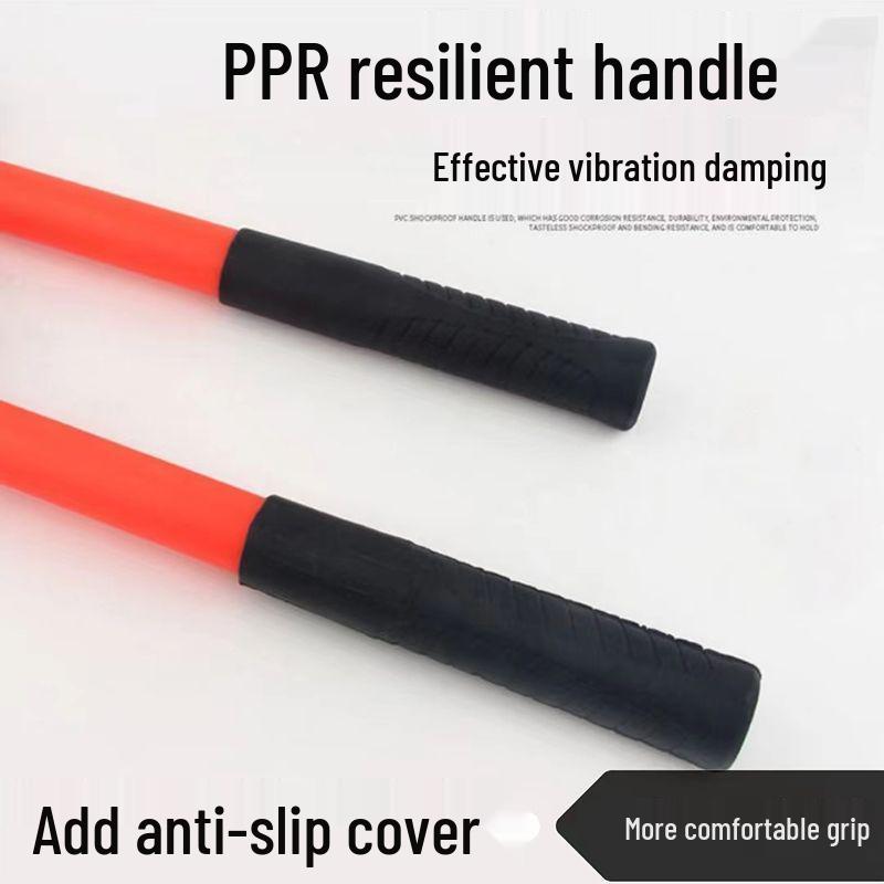 Hexagonal Pro Iron Hammer - Integrated One-Piece Design, Large Square Head, Perfect for Household Use.