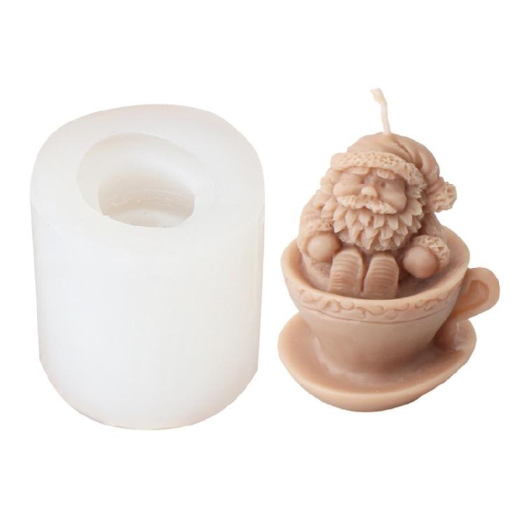 Festival Silicone Candle Mold Christmas Party Supplies Holiday Ornament Molds Suitable for Party and Home Decorations