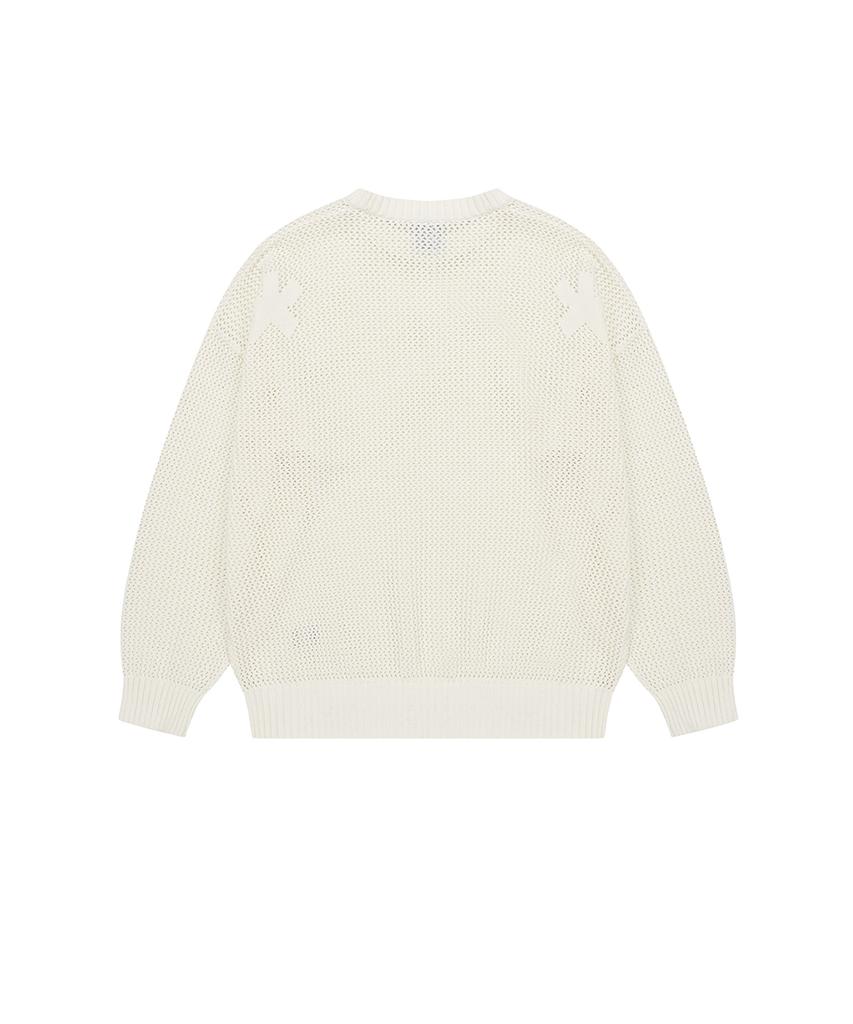 OHY Mesh Opyd Knit-White