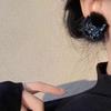 Temperament Versatile Sweet Versatile Girl Plush Butterfly Stud Earrings Female Chic Style Autumn And Winter Light Luxury High-End Earrings