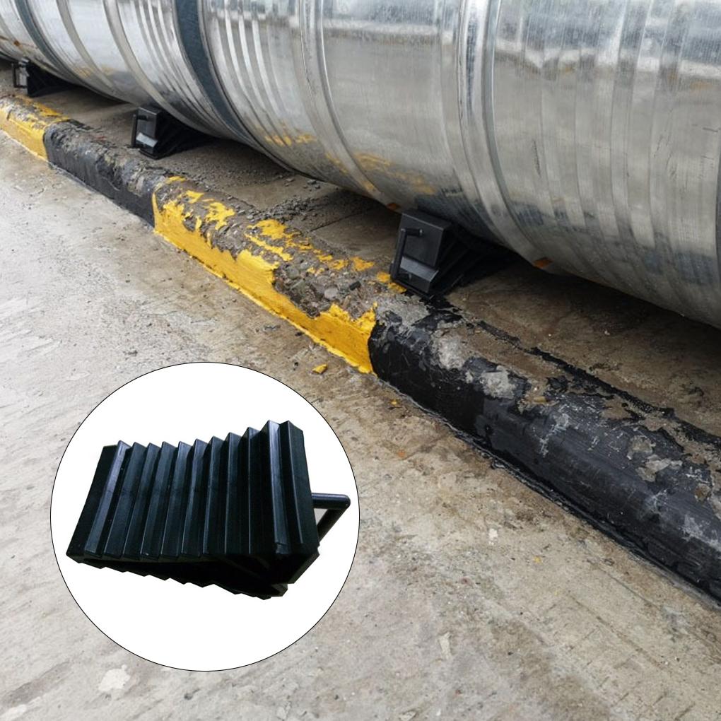 Universal Nonslip Car Truck Camper Wheel Chock Boat Motorcycle Tire Blockers Rubber Tyre Stopper Automotive Spare Parts