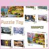 Mini Landscape Art Puzzle Series Challenging Difficultly 1000pcs For Adults Stress Relief Toy