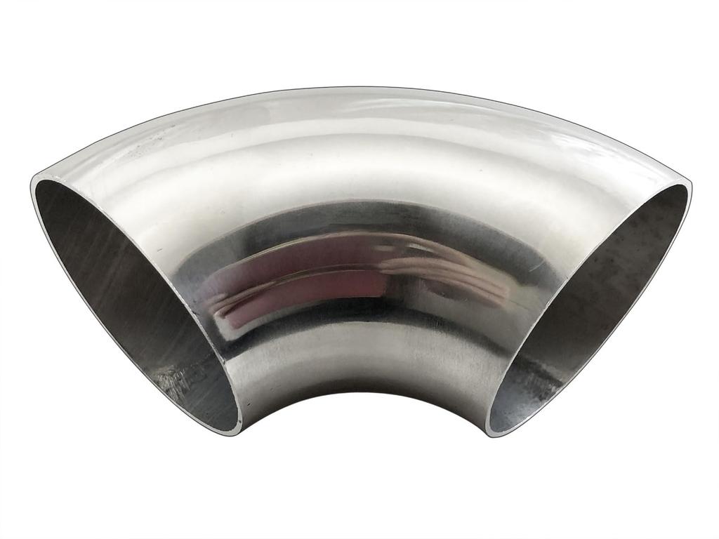 BRIGHTZ 70mm Diameter Stainless Steel Elbow 4 Pieces 90° Bends, 1.2mm Thick, [MUF-JOI-028-4PC]
