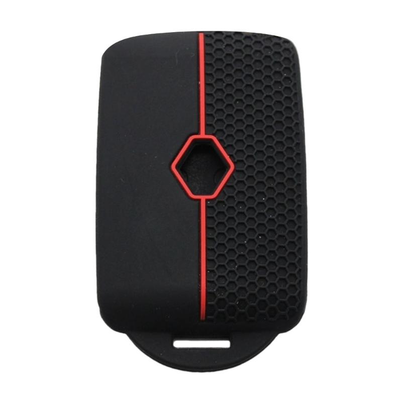 Reinforced Silicone Key Holder Honeycomb Texture Anti Drop Grip For Select Models Car Key Rubber Cover
