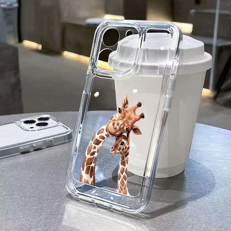 

Cute Bear Pattern Phone Case For Samsung Galaxy S26 S25 Ultra S24 S23 FE S22 S21 Plus S20 A73 A72 A71 Clear Bumper Cover Galaxy S20 Ultra