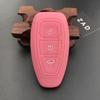 Zad Silicone Car Key Case Cover For Ford Mondeo Focus Fiesta Kuga C-Max S-Max Mk3 Replacement Auto 3 Buttons Key Protector