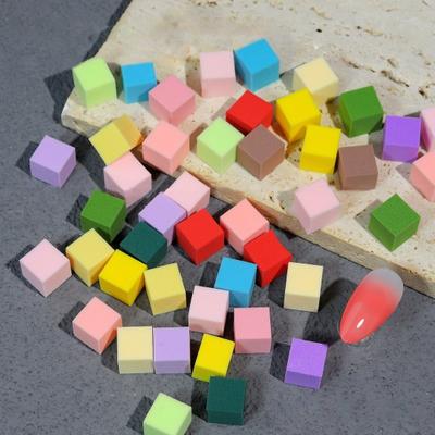 Mini Sponge Block Jednoduché odstránenie lepidla Nástroj na miešanie farebného make-upu Sponge Block Women Beauty Doplnky