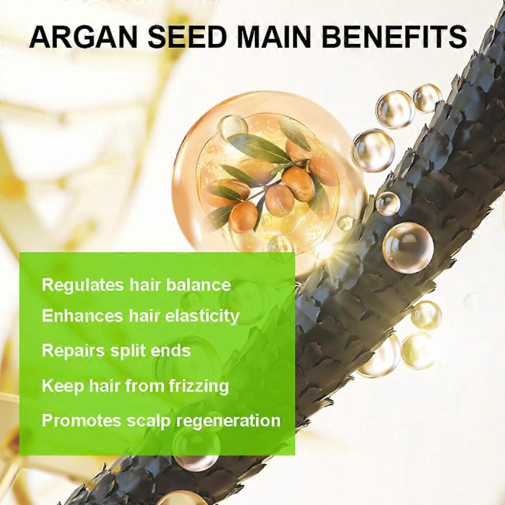 (1 set) Trattamento Capelli al Collagene Riparazione Profonda Balsamo per Tutti i Tipi di Capelli 500 ml + Siero per Capelli all'Olio di Argan per Capelli Secchi e Danneggiati 50 ml