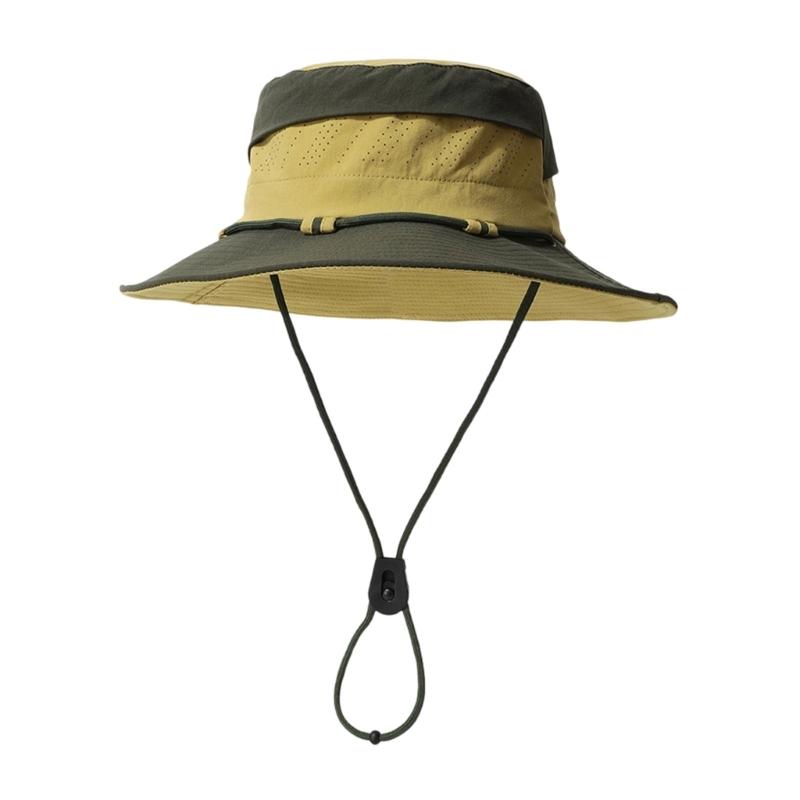 Quick Dry Sun Hat Wide Brimmed Lightweight Foldable For Outdoor Hiking Fishing Beach Activities