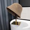 Foldable Straw Bucket Hat Wide Brim Fisherman's Hat Portable Panama Hat  Women Girls