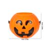12Pcs Halloween Props Pumpkin Candy Bucket Reusable Plastic Storage Jar for Party Favors Outdoor Indoor Use
