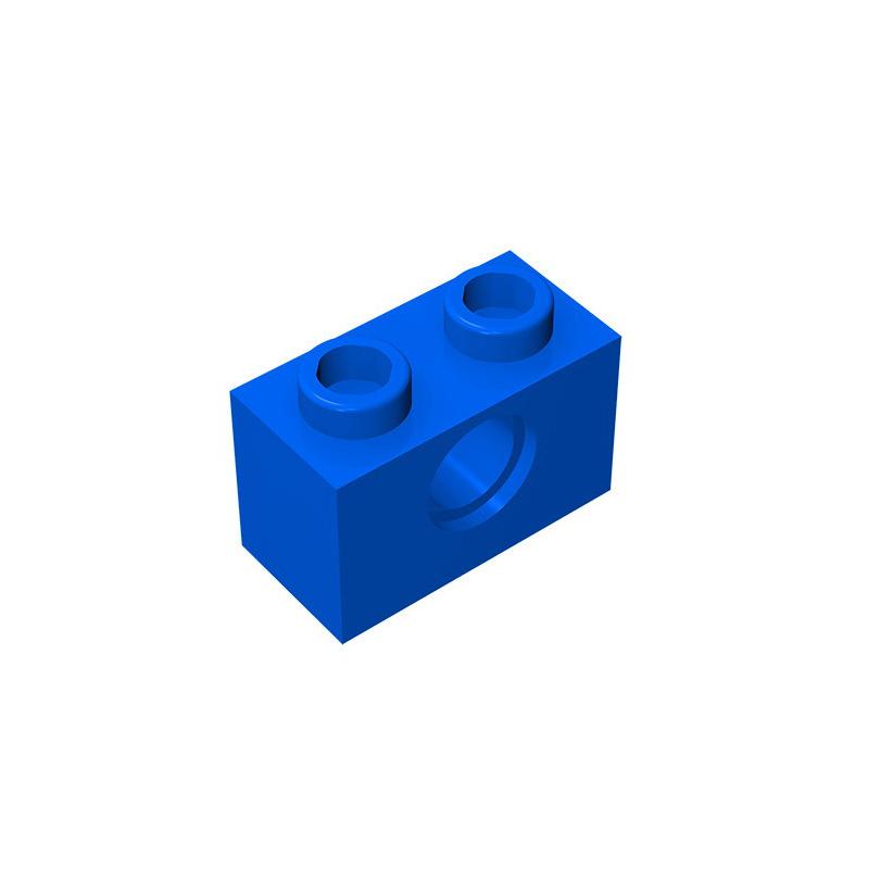 30PCS MOC Building Block Parts Bricks Compatible with 3700 1x2 Perforated DIY Educational Creative Children's Toys