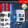 Haida Infrared Laser Level: Green Light 16/8 Lines, High Precision, Auto-Leveling for Floor/Wall.