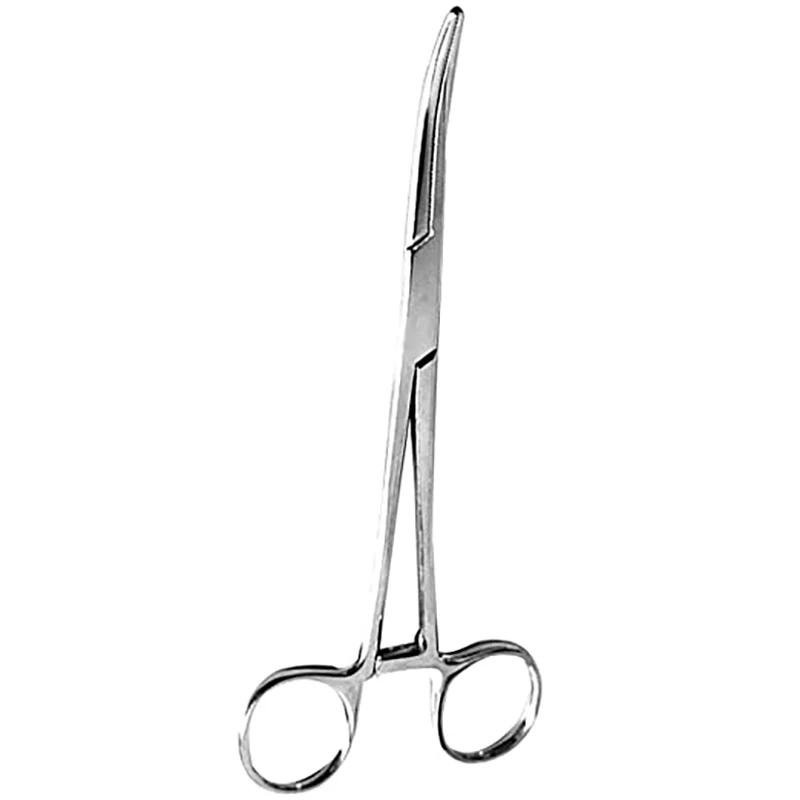1pc Stainless Steel Hemostatic Forceps Surgical Forceps Tool Hemostat Locking Clamps Forceps Fishing Pliers Curved/Straight Tip