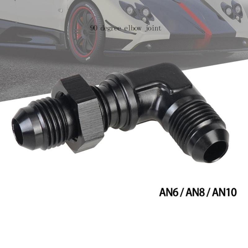 Extended External Screw Joint AN6/AN8/AN10 Male To Female Adapter 90° Fitting