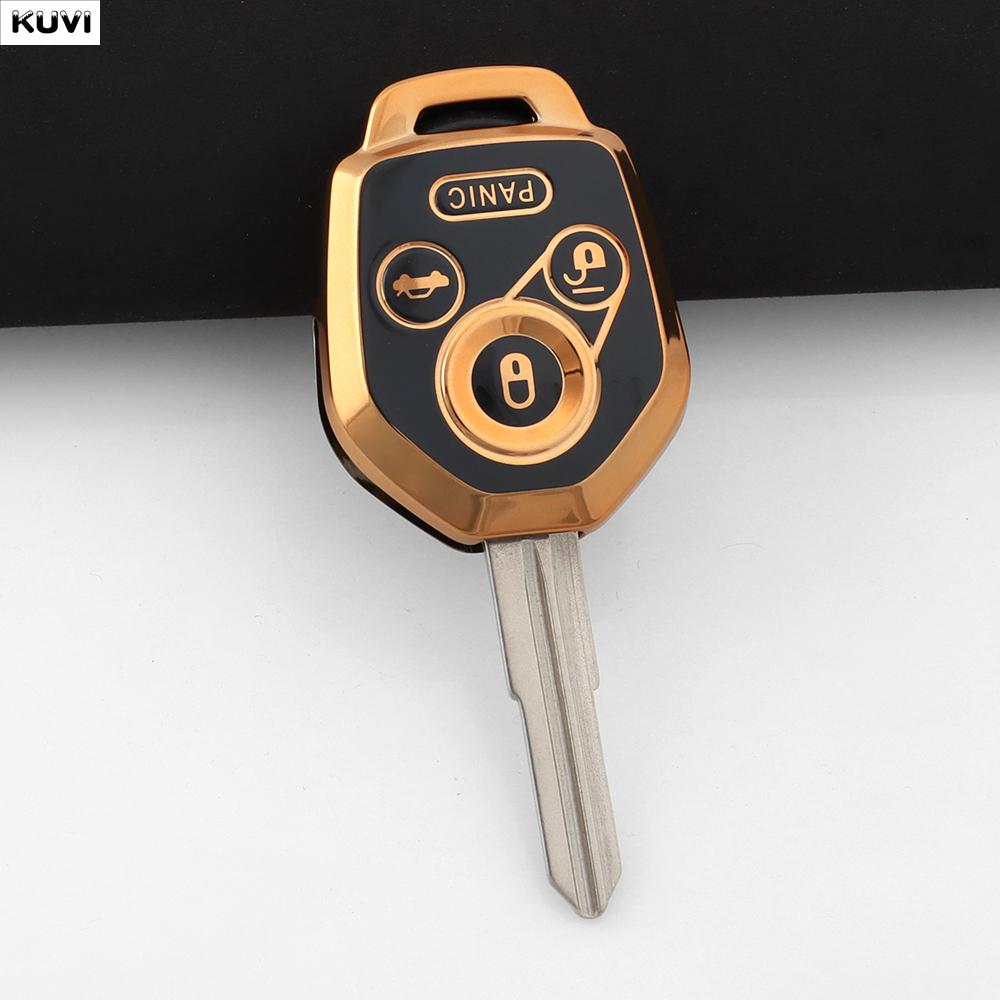

New Tpu Car Key Case Fob Cover For Subaru 2008- Crosstrek Forester Impreza Legacy Outback Tribeca Wrx Sti Crosstrek Ascent
