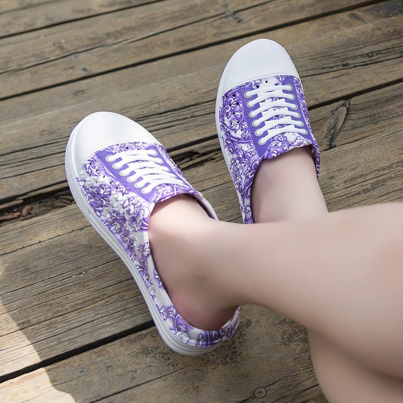 Fashion Women Outdoor Casual Shoes Summer Fashion Breathable Round Toe Comfortable Flats Slippers Shoe Feminino Non Slip Zapatillas Muje