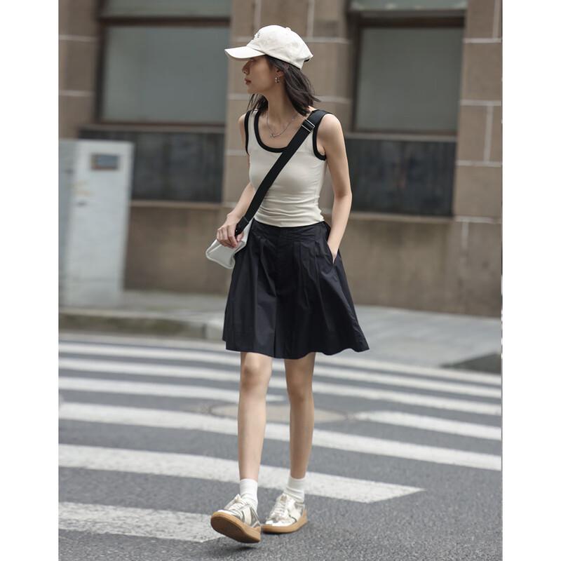 

Demana Women s Casual Wide-Leg Cotton Capris M