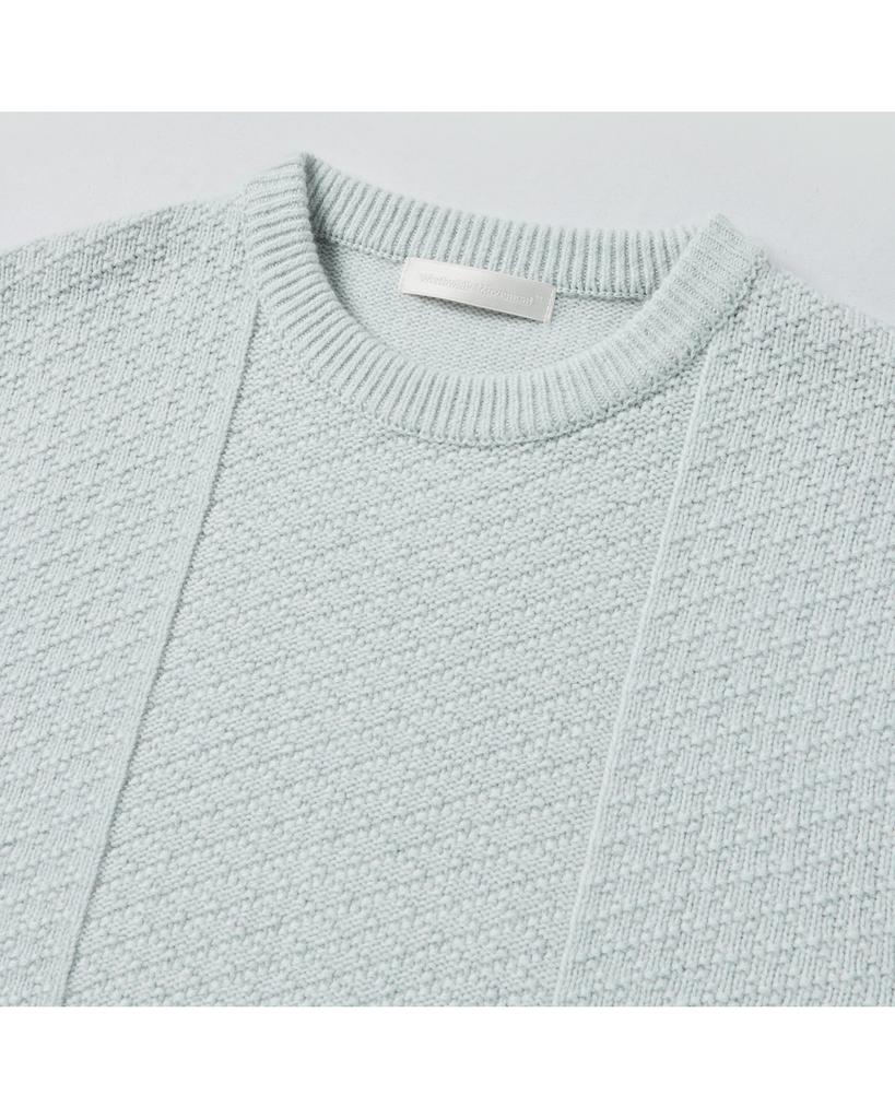 WORTHWHILE MOVEMENT Rhombus Crewneck Sweater (Mint)