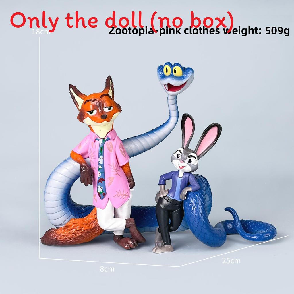 Zootopia Pvc Collectible Figures With Articulated Joints For Toy Enthusiasts