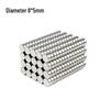 Neodymium Iron Boron Double-Sided Strong Suction Magnets for Fridges, Round and Square Shapes.