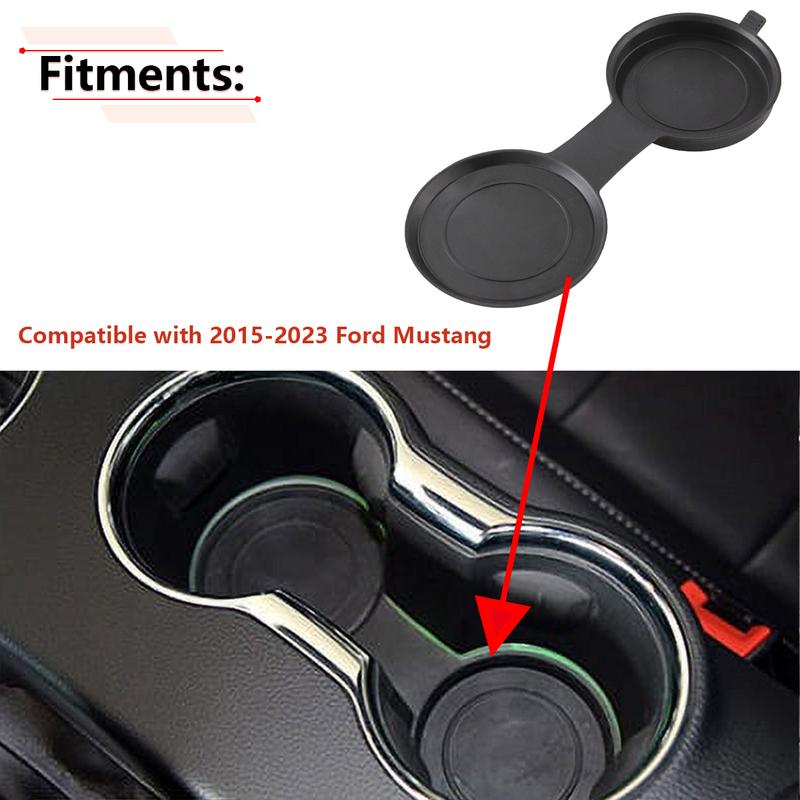 Center Console Cup Holder ert For Ford Mustang 2015 2016 2017 2018    Non-Slip Car Cup Pad FR3Z-6313562-AD