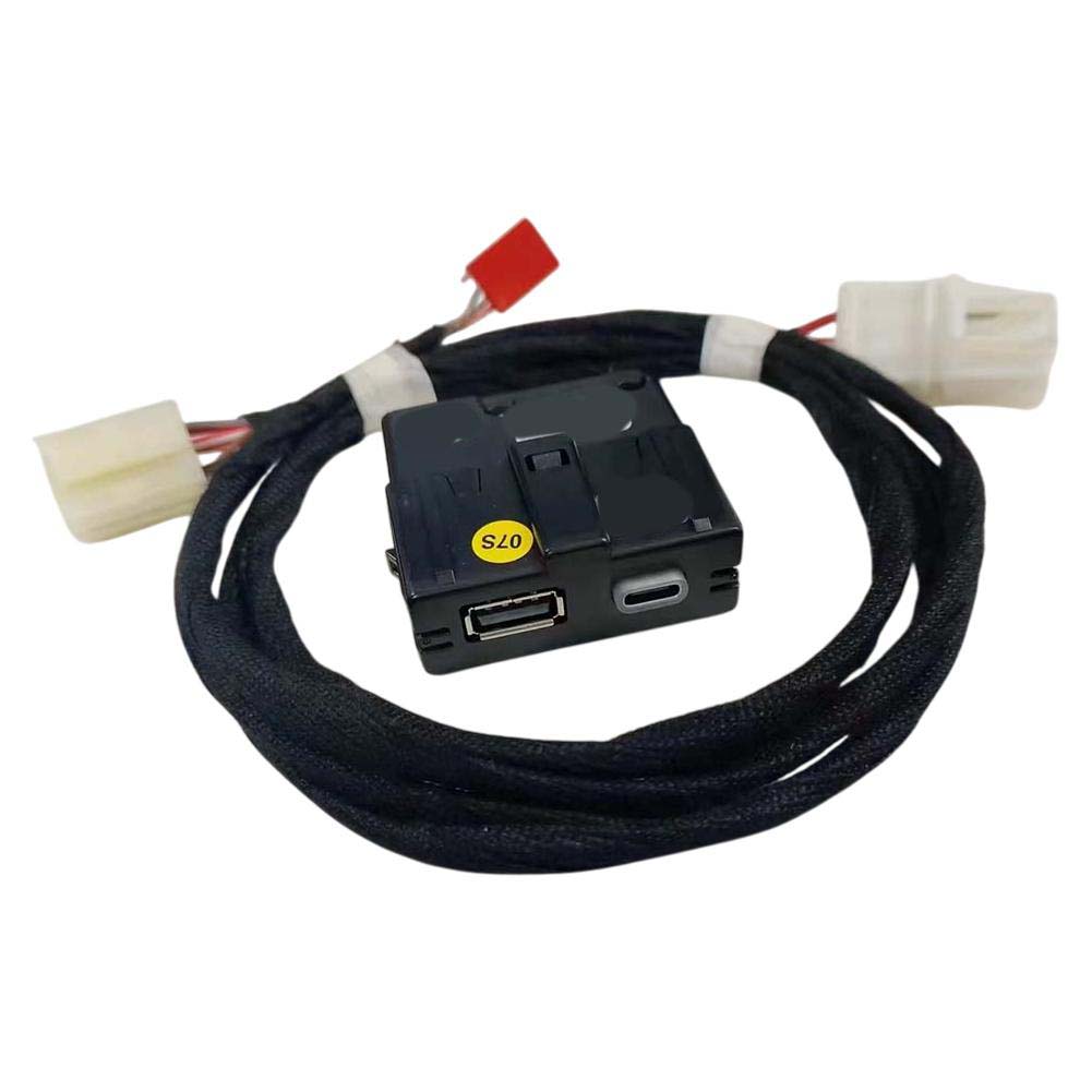

Black USB Socket Adapter Usb Connector For Kodiaq Accessory Adapter For Skoda Easy Installation Non-deformation Design China Mainland