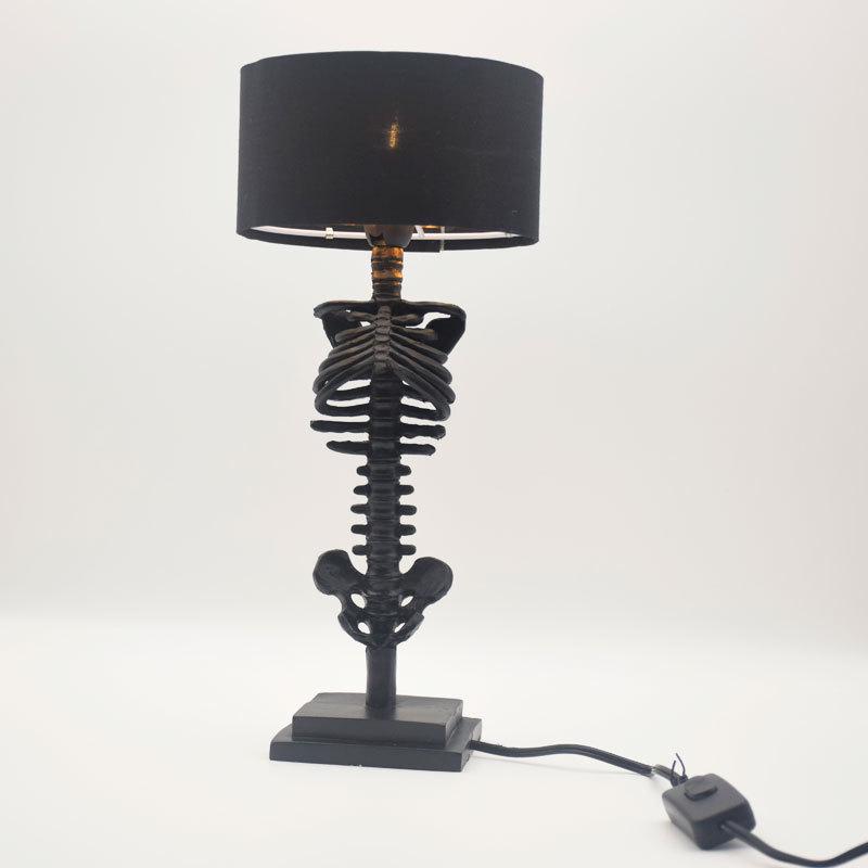 Gothic Skull Skeleton USB Desk Lamp
