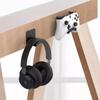 1pc Universal Wall Mounted Headphone Stand Gaming Controller Holder Headset Display Rack Under Desk Hanger Hook For Earphone