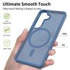 Magnetic Military Drop Protection Back Phone Cover for Magsafe Mag Safe Samsung S26 Ultra S25 A15 A16 A17 A26 A35 A36 A56 A37 A55 A57 Matte Phone Case