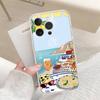 Seaside Scenery Wine Lemon Phone Case For IPhone 17 16 15 14 Plus 13 12 11 Pro Max Phone Back Cover Transparent Shockproof Cover